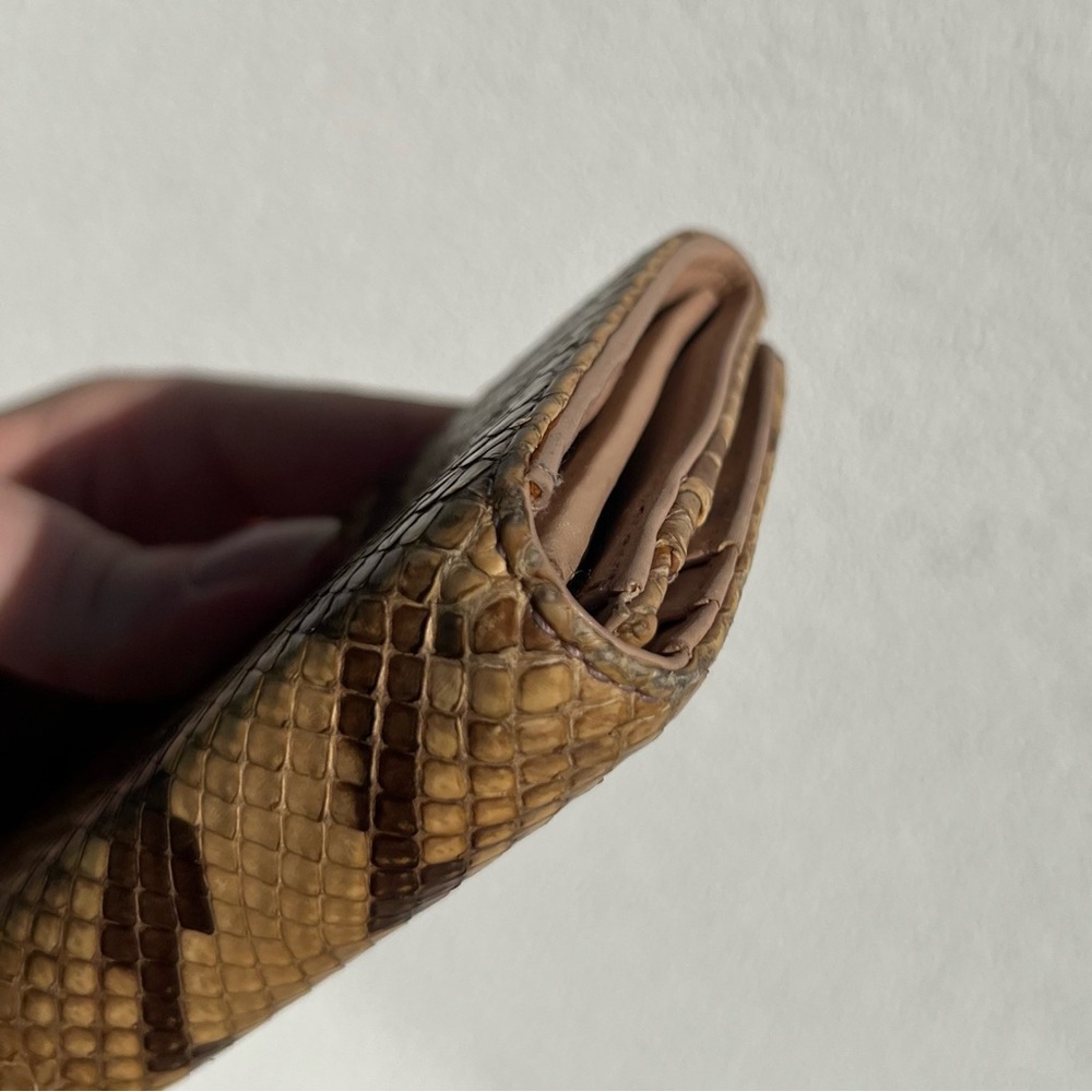 Prada Real Snake Skin Wallet Exotic Leather - Picture 8 of 15